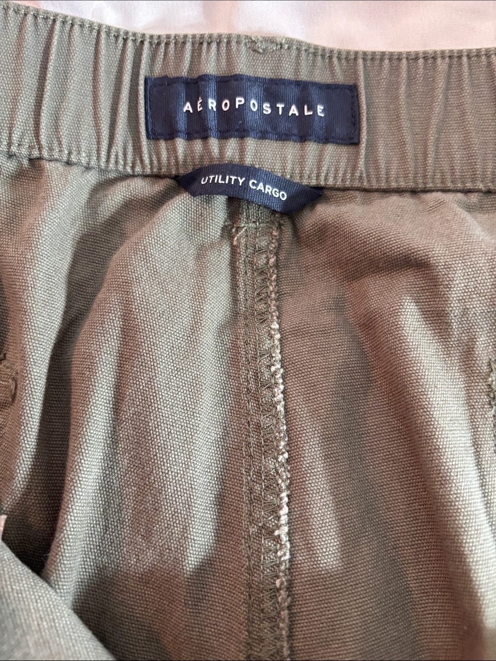 Aeropostale Olive Green Wide Leg Utility Cargo Pants XXL - Picture 13 of 14